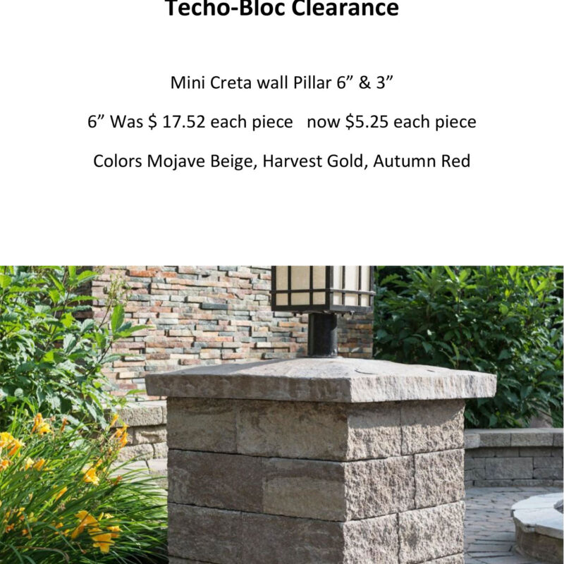 Techo-stone-Mini-creta-pillar Techo-stone-Mini-creta-pillar